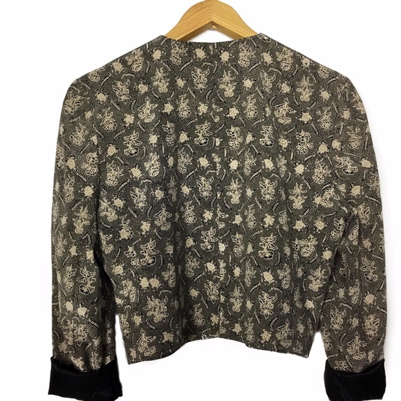 Vintage St. Gillian by Kay Unger Silk Crop Jacket - Picture 2 of 8